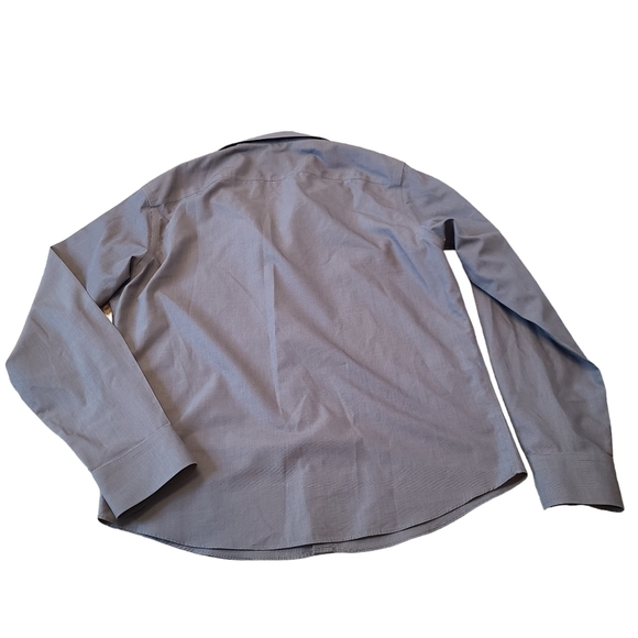 UNTUCKit long sleeve Button down Dress shirt wrinkle free Gray - Picture 2 of 4